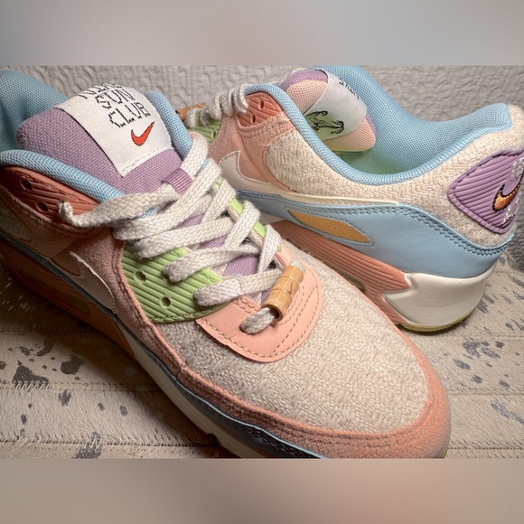 Nike Air Max 90 SE Sun Club Multicolor Sneakers Women’s Size 9.5 - Picture 6 of 7